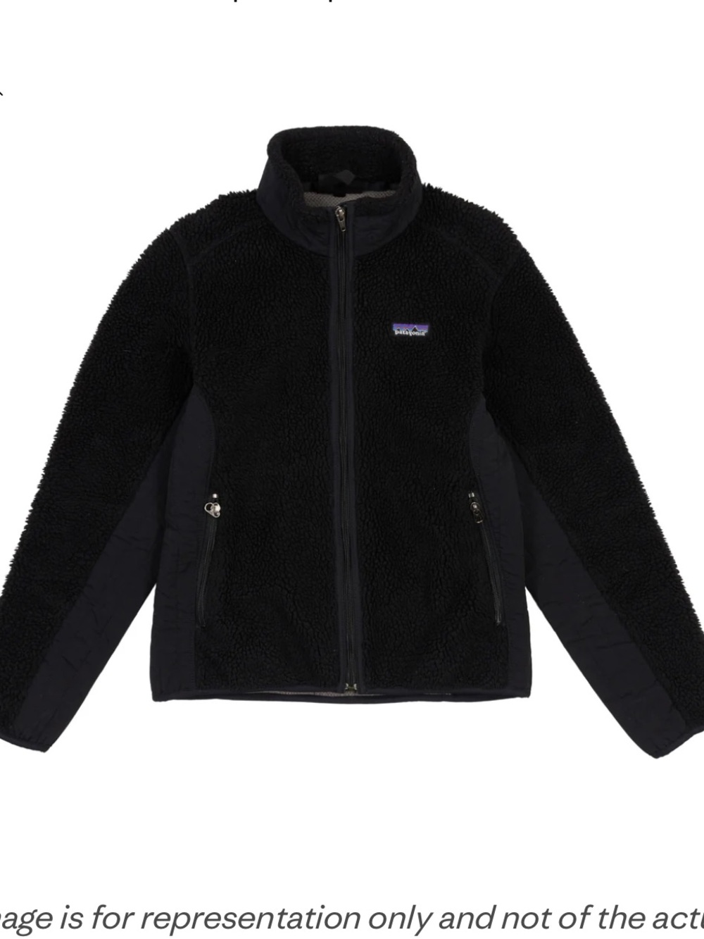 Patagonia Women's Retro-X Teddy Fleece Jacket - Black